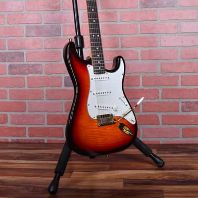 Fender 50th Anniversary Limited Edition American Standard Strat Flame Maple Top & Back Antique Burst #2377 1996 w/OHSC image 5