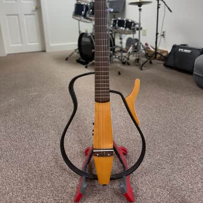 Yamaha SLG110N Silent Nylon String Guitar 2010s - Natural image 3