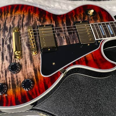 NEW! Gibson Dealer Select Custom Shop Les Paul Custom Monster Quilt - Pearl Black Burst - Authorized Dealer - WOW! 10lbs - G07377 image 4