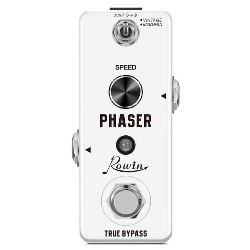 Rowin Guitar Phaser Pedal – Analog Phase Effect, Vintage/Modern Modes, True Bypass, Mini Size image 1