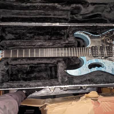 Ibanez JEM 90th HAM Anniversary 1998 - Blue-Green Metallic Texture image 8