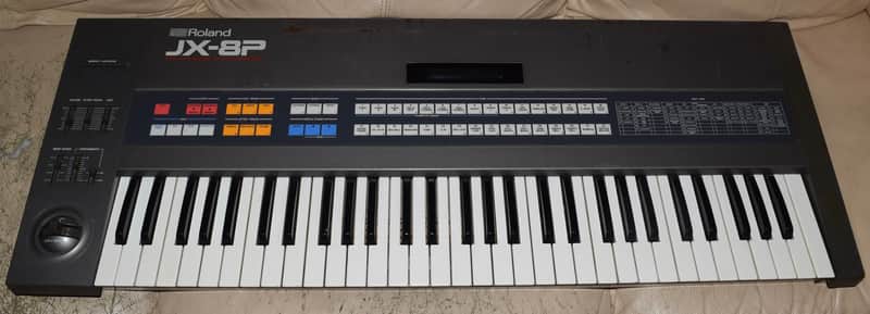 Roland JX-8P 61-Key Polyphonic Synthesizer 1984 - 1986 - Black image 1