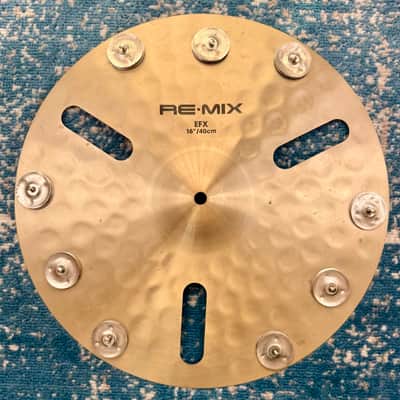 SIGNED BY DENNIS CHAMBERS 16” Zildjian REMIX EFX 1133g image 1