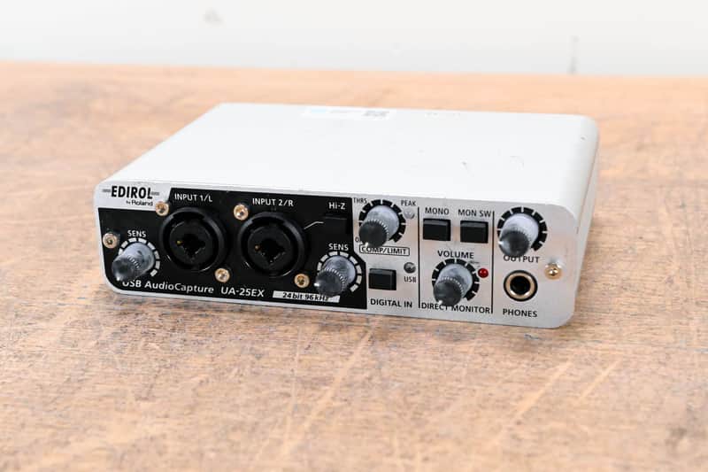 Roland Edirol UA-25EX 2 x 2 USB Audio & MIDI Interface (NO POWER SUPPLY) CG01C1Z image 1