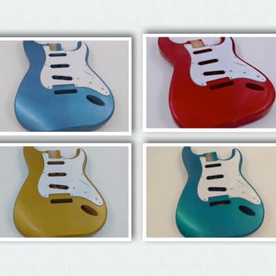 BloomDoom Nitro Lacquer Aged Relic S-Style or T-Style Vintage Custom Guitar Body image 1