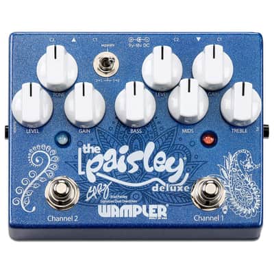 Wampler Paisley Drive Deluxe Brad Paisley Signature Dual Overdrive Guitar Effects Pedal image 1