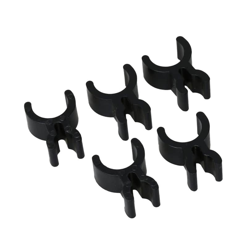 Black 2.3X1.8Cm Abs French Horn Pencil Clip Trumpet Pen Clip Holder Musical Instruments Pack Of 5 image 1