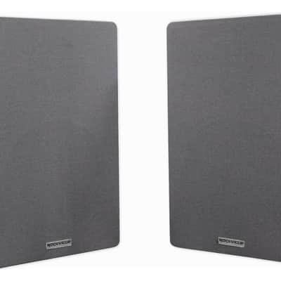 (2) Rockville RockShelf 64W White 6.5" Home Bookshelf Speakers+8" Speaker Stands image 10