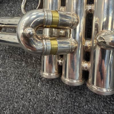 Yamaha YTR-8335S Xeno Bb Trumpet 2000s - Yellow Brass/Silver Plated image 14