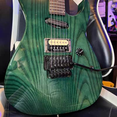 ESP LTD Mirage Deluxe M-II 1994 - Trans Green image 2
