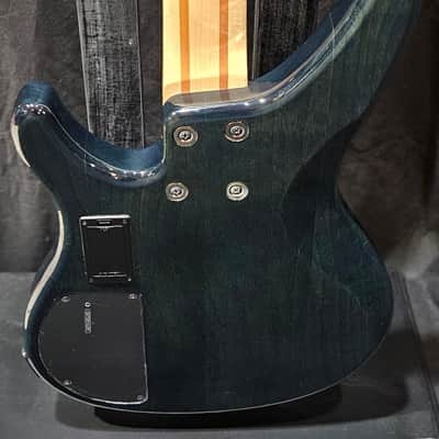 Yamaha TRBX604FM 4-string Bass Guitar - Indigo Blue 2025 image 5