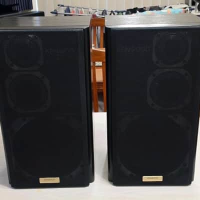 KENWOOD 3 WAY BASS REFLEX /BLACK/8 OHM/MADE IN JAPAN image 3