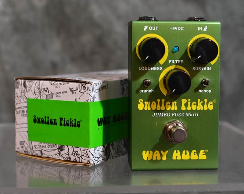 Way Huge WM41 Swollen Pickle Fuzz Smalls Pedal Green w/ FREE Same Day Shipping image 1