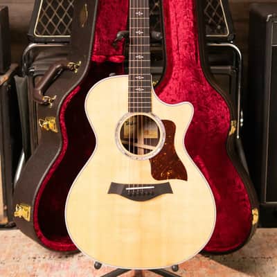Taylor 412ce Grand Concert Acoustic/Electric Guitar - Natural with Hardshell Case image 15