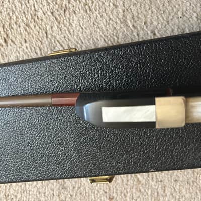 Upright Bass Bow 3/4 C.R. Chagas - Permambuco Circa 2001 image 7