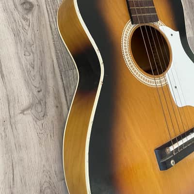 Silvertone Sears Roebuck Co. Kay Harmony 319 1960s - Tobacco Sunburst image 5
