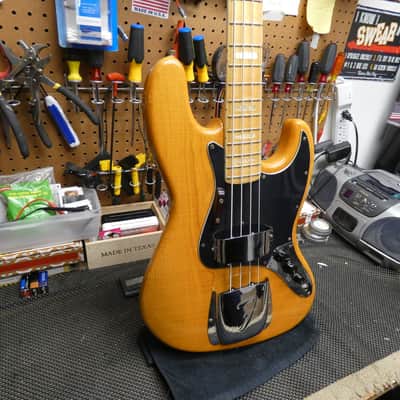 Fender Jazz Bass 1975 - Natural - Ash Body image 3