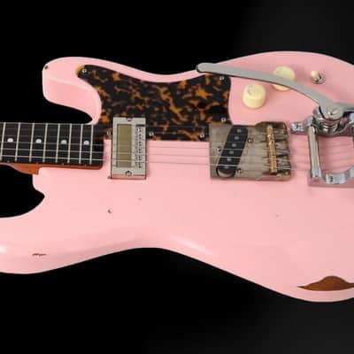 Kithara Guitars Harland Baritone - Shell Pink Relic. NEW, (Authorized Dealer) image 4