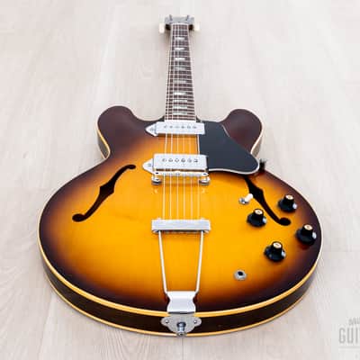 1968 Gibson ES-330 TD Long Neck Vintage Guitar Ice Tea Sunburst, Collector-Grade w/ Case image 11