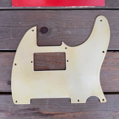 Real Life Relics Aged Cream Telecaster® Pickguard 1 Ply 8 Hole Beveled With Pickup Screw Holes    [PGAU4]