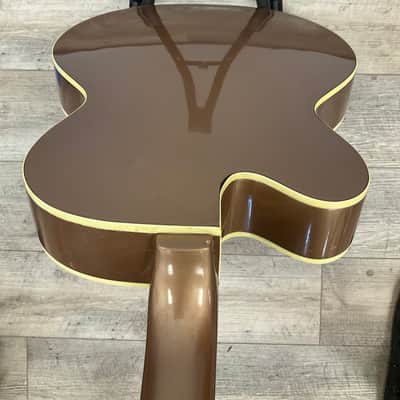 Gretsch 6189 Streamliner 1955 - 1957 - Bamboo Yellow with Copper Mist Back image 8