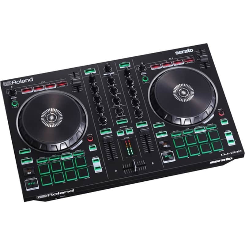 Roland DJ-202 2-Channel, 4-Deck DJ Controller for Serato DJ (Full Serato) image 1
