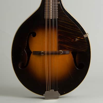 Cromwell GM-4 Arch Top Mandolin, made by Gibson (1935), ser. #45A-30, original black chipboard case. image 3