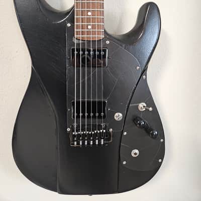 Custom Built ST Style Electric Guitar With Dean Vendetta Neck - Black image 3