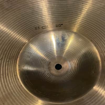 Sabian 20" AA Crash/Ride Cymbal Vintage 1980's 1st Gen "Hollow Logo" B20 - 2132g image 5