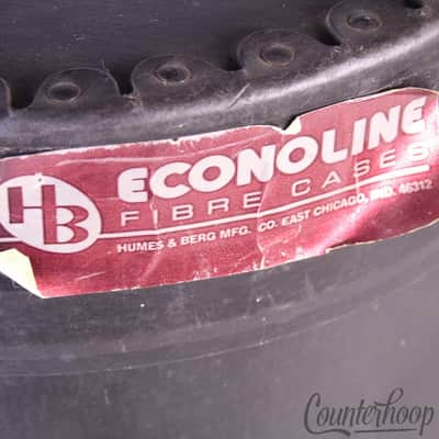 *Humes&Berg 10"Econoline Fibre Rack Tom Drum Case 13.5x10.5+3+Straps Hard Shell* image 2