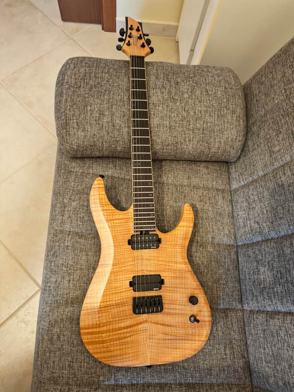 Schecter Keith Merrow Signature KM-6 Mk-II with Fishman Fluence Pickups 2018 - 2019 - Natural Pearl image 1
