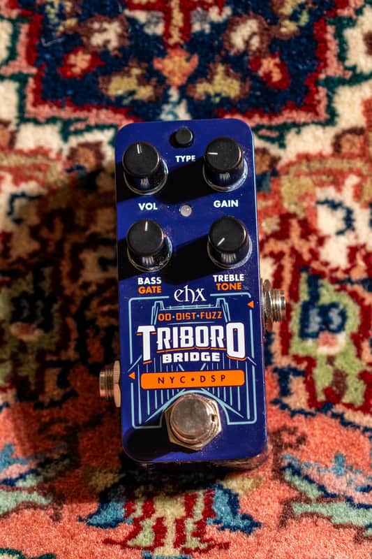 Electro-Harmonix Pico Triboro Bridge Overdrive / Distortion / Fuzz 2023 - Present Navy image 1