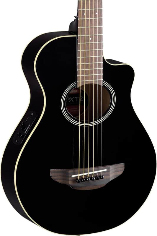 Yamaha APXT2 Travel Acoustic-Electric Guitar, Spruce Top, Black image 1