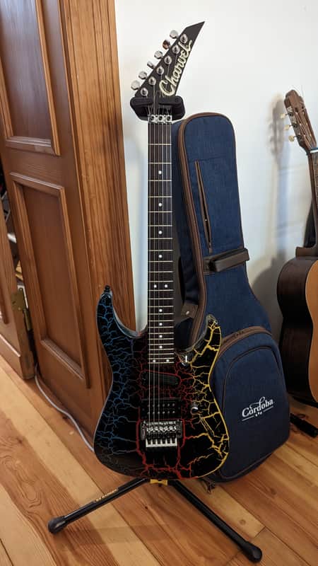 Charvel Fusion - Rainbow Crackle image 1