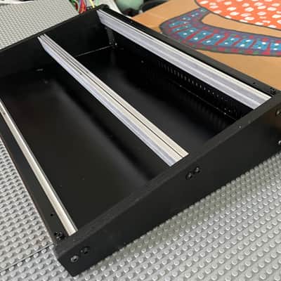 Eurorack Desktop Custom Case 6U 84HP - Aluminum w/ Wood Endcheeks- TR-909 sized image 2