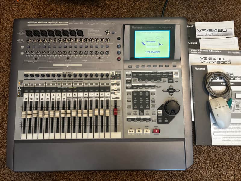 Roland VS2480DVD 2x VS8F-2 120gb SSD VS 2480 DVD CD effects cards image 1