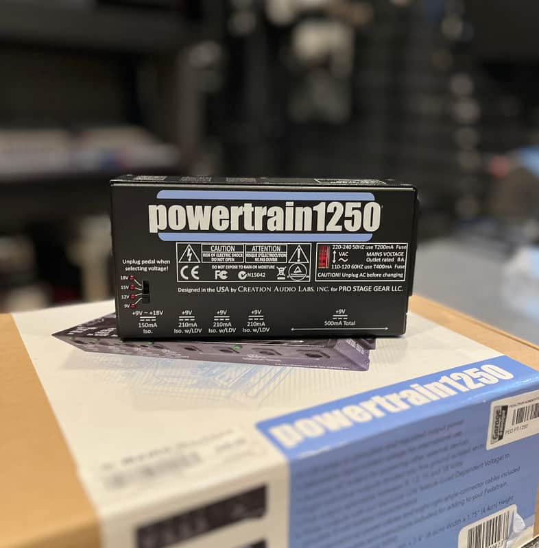 Pedaltrain Powertrain 1250 Multi-Output Pedalboard Power Supply image 1