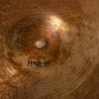 1970s Zildjian 16" A Medium Crash Cymbal 1154g image 5