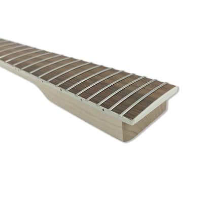 Baritone Electric Guitar Neck – 27" Scale, Maple / Rosewood, 22 Frets image 6