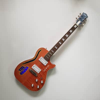 Schellinger Custom Guitars  GTO Judge Themed Guitar 2021 Carousel Red image 2
