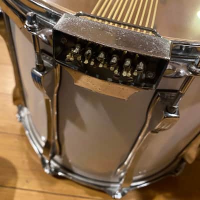 Ludwig 12" x 14" White Wood Marching Snare Drum w/ Case and Carrier image 6