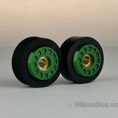 Pair of Pioneer RT-707/701 Pinch Rollers – Precision Replacement –Green–1Yr WRT image 4