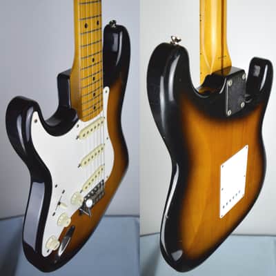 Fender MIJ ST' 57 LH Stratocaster Reissue 1993 2-Tone Sunburst Gaucher image 5