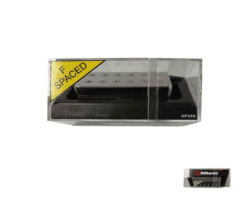 DiMarzio DP259 Titan Bridge Humbucker F-spaced W/Nickel Cover image 1