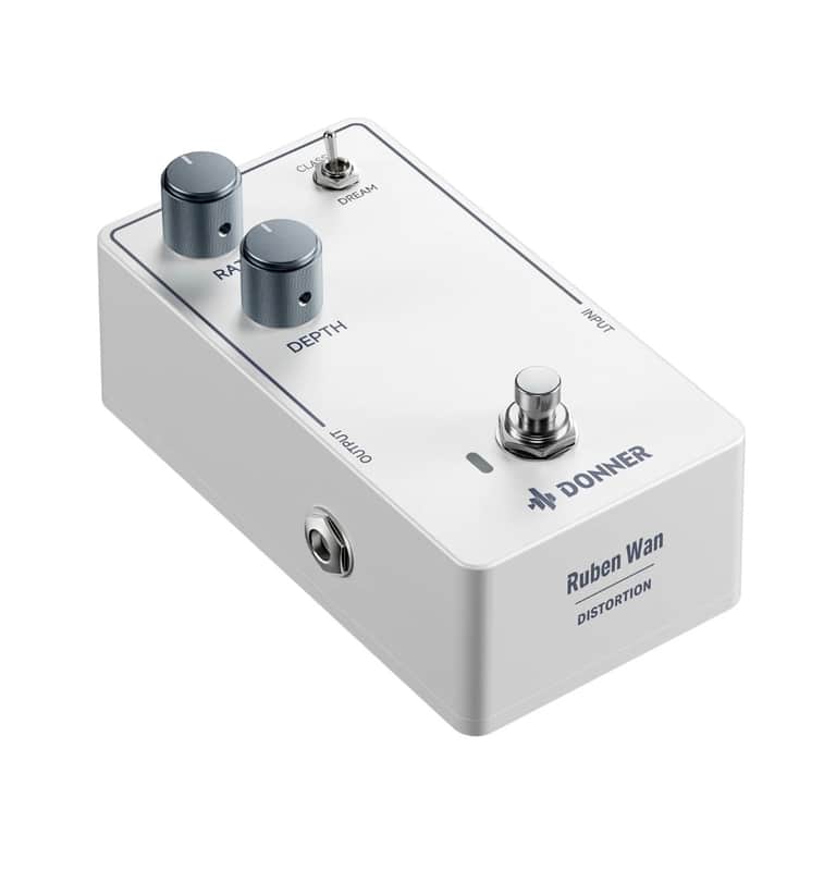 New Donner Ruben Wan CELESTIA Guitar Chorus Pedal Analog Effect w/ Panda Fretwrap image 1