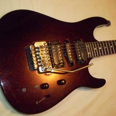 1989 USA Hamer Chaparral Sustainiac  HSH Metallic Purple Sparkle Original Case image 3