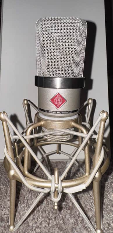 Authentic Neumann TLM 102 Studio Set with Shockmount 2013 - Present - Nickel image 1