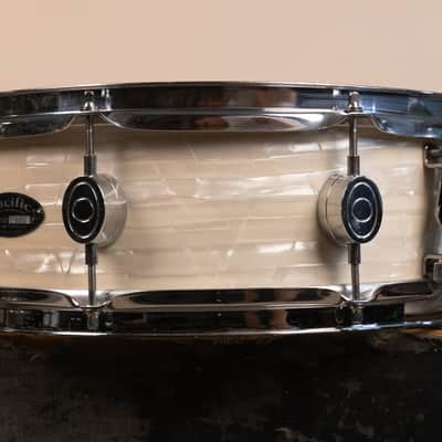 Pacific CX 5x14 White Marine Pearl Snare Drum image 2