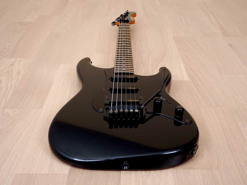 1989 Fernandes FST-50 The Function HSS Electric Guitar Black Japan