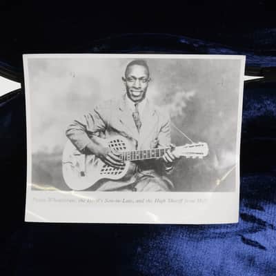 1937 National Dobro Tri-Cone Expolding Palm Tree Owned by Jason Newsted image 13